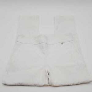 Attyre White Pants Stretch Waist 6 Design